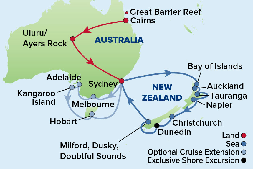Map PR 34202 Australia New Zealand CEL 2024 