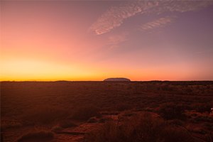 Uluru sunset