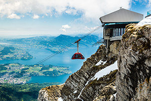 Cableway over Lake Lucerne